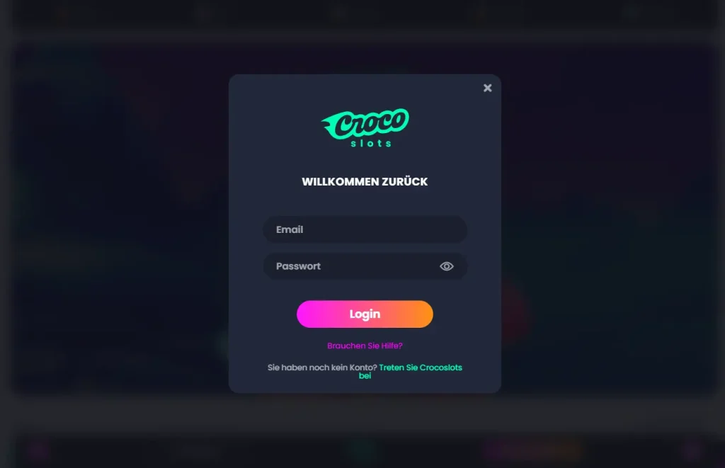 Crocoslots Login