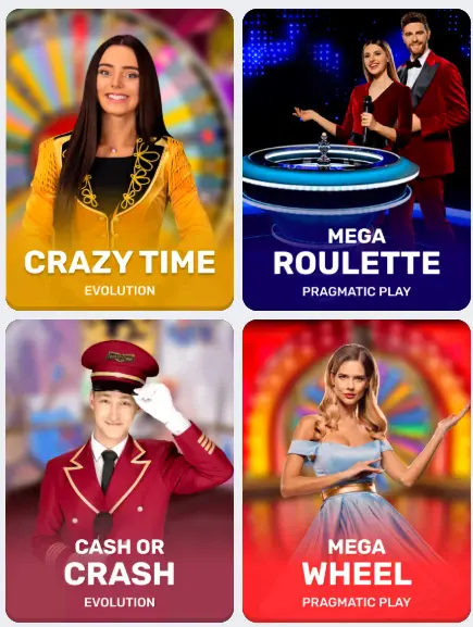 Live-Spiele bei Croco Slots Casino